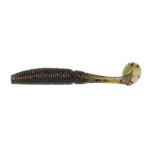 High Quality Silicone Worm Bait Ribbed Body Design Easy To Use Comfort Grip T Design Tail Generates Vibration Swimming Action Multiple Sizes