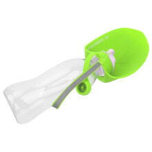 Portable Pet Water Cup for Dogs Cats & Rabbits, Green, 7x23cm