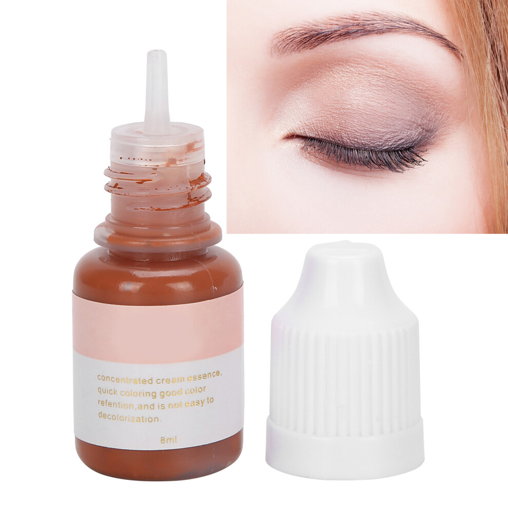 Orange 8Ml Microblading Pigment For Eyebrow & Lip Color Correction - Coffee