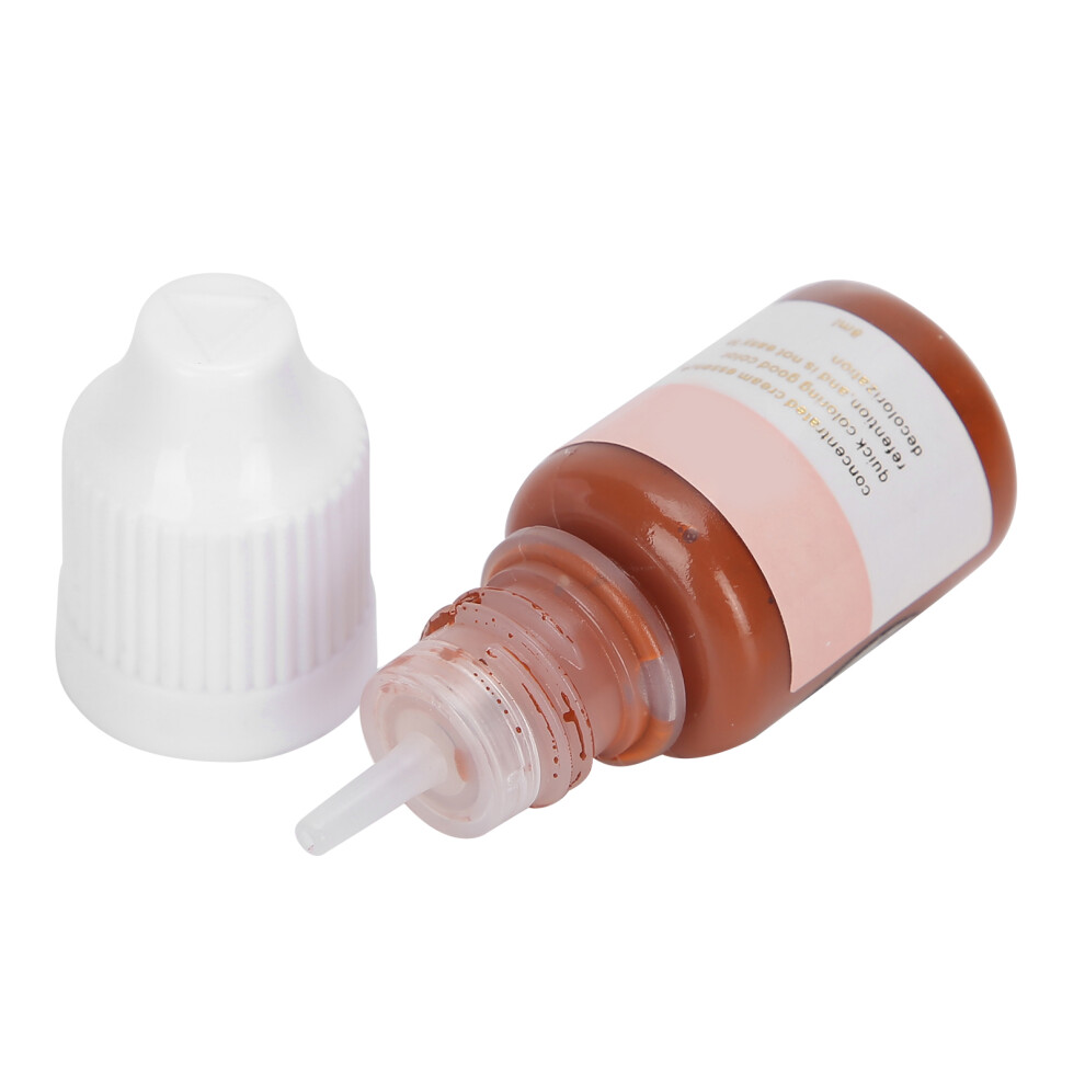 Orange 8Ml Microblading Pigment For Eyebrow & Lip Color Correction Â Coffee