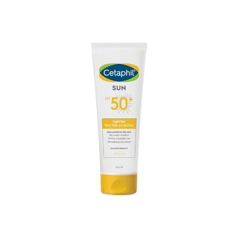 Cetaphil Sun Light Gel (SPF50+) |Prevents sunburn and long-term UV damage - 100ml