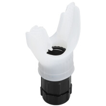 Tragbarer Atemtrainer - Verbessert die Lungenkapazität, verstellbar, weiß, 10 cm