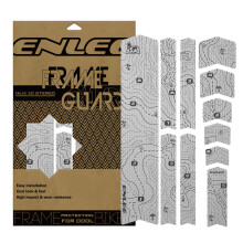 (Map) Bike Frame Sticker - Cycling Gift (50 chars)