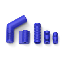 (Blue) Rubber Cover Motorcycle Gear Shifter Shifter Lever Foot Pad Pedal Universally Pedal Kick Start Foot Pegs Pad  Yellow