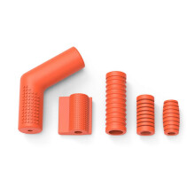 (Orange) Rubber Cover Motorcycle Gear Shifter Shifter Lever Foot Pad Pedal Universally Pedal Kick Start Foot Pegs Pad  Yellow