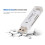 Transfer Media With High Speed Transfer Compact Reader Portable Card Reader Supports SDHC USB C Enabled Devices Memory Card Reader Plug And Play 4