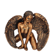 Statua di squisita fattura con linee morbide, resistente allo sbiadimento, decorazione religiosa ispirata all'idolo della capra sabbatica e adatta
