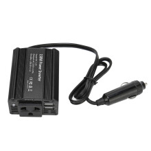 Safety Protection Power Inverter With Quiet Cooling Fan, AC Outlets Fast Charge Dual USB2.1A Output Portable Size Ideal Road Trips