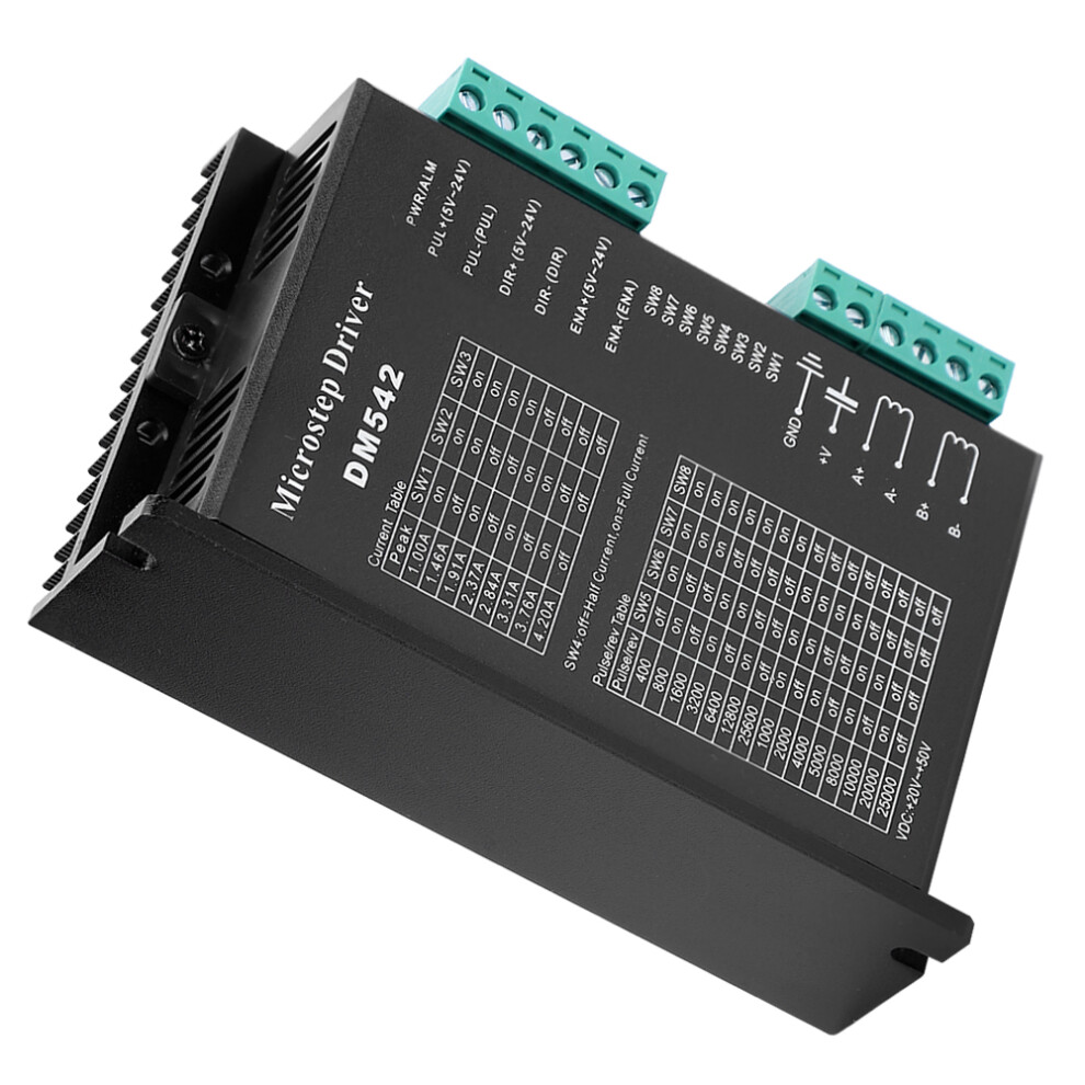Dm542 Microstep Driver For Stepper Motors 2-Phase High Subdivision Pwm Control 8191392292387