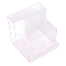 Boîte de rangement pour vernis à ongles, organisateur multifonctionnel, matériaux durables, design transparent, porte-embouts de ponceuse à