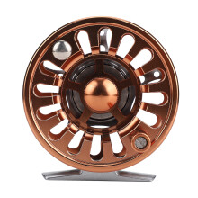 Double Color 5/6 Fly Reel CNC Aluminium Alloy 80mm 3 Bearing