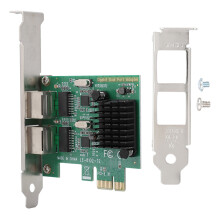 Chip RTL8111H, funzionamento a piena velocità, plug and play, compatibilità multi-OS, indicatori LED, staffa a basso profilo per mini PC, server di