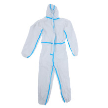 Chemical Resistant Coveralls With Elastic Sealed Edges, Front Double Zipper Closure Providing Professional Dust Proof And Waterproof Protection,