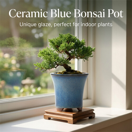 Handcrafted Ceramic Succulent Pot with Drainage 1