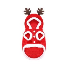 Jumpsuit Apparel Dog Christmas Costume, Pet Cold Weather Warm Vest Outfit, 3D Printed Designed Santa Claus Reindeer Clothes, Party Cosplay Costume