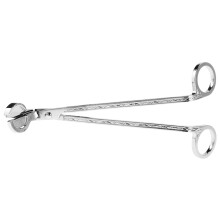 Wick Trimmer Scissor Stainless Steel Rust Proof Durable Built In Debris Tray Easy To Use Cleaner Burn For Candle Lovers Long Service Life