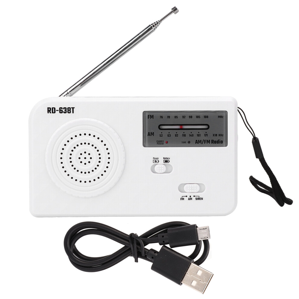 Digital Tuning Emergency Radio With Solar Powered Hand Crank Usb Charging Led Flashlight And Fm Am Stereo Reception For Camping And Survival Kits 9448483299725