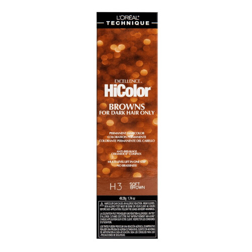 Loreal Excellence Hicolor H3 Soft Brown 1.74 oz