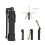 Aluminum Flashlight LED Rechargeable Light With Magnetic Base Zoom Function Multiple Lighting Modes USB Type C Super Bright Wide Applications For 8