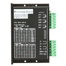 High Subdivision Stepper Motor Driver With Anti Resonance Smooth Motion And Low Noise2Phase CNC Digital Controller Adjustable Output Current For