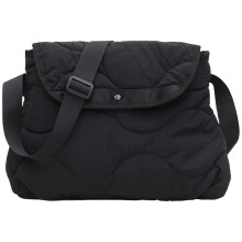 (Black) Quilting Bag for Women Nylon Crossbody Bag Down Shoulder Bag Korean Styles Messenger Bag Fashion Lingge Commuting Bag Purple