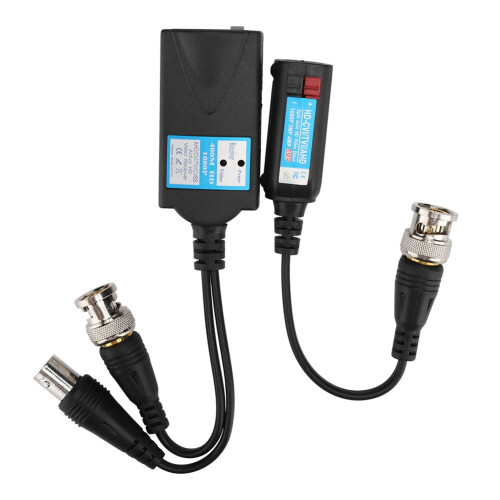 HD AHD Video Balun με προστασία από υπερτάσεις, ενεργός πομπός συνεστραμμένου ζεύγους