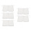 10Pcs Rectangular TENS Unit Reusable Electrotherapy Pads 2.0mm 15
