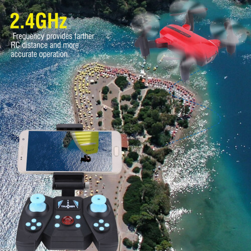 Παιδικό Drone με Κάμερα WiFi FPV Ασύρματη Λειτουργία Υψόμετρου Hold3D Αναδιπλούμενο 1