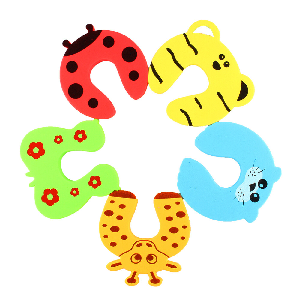 Durable Flexible Animal Shape Door Stopper Kid Safety Prevents Finger Injuries Easy Installation Rubber Door Stopper Cabinet Door Stop Harmless
