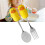 Cute Cartoon 304 Baby Spoon & Fork Set White 1