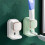 (White) Convenient Toothpaste Squeezer Automatic Dispenser for Bathroom 3 Adjustable Modes Easy to Install  White 5