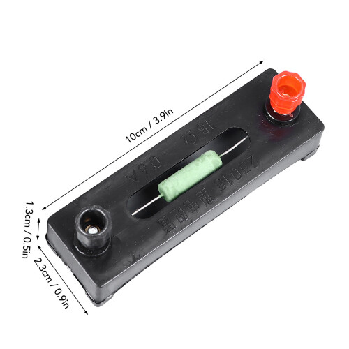 3PCS Fixed Resistor Coils 5Ω 10Ω 15Ω for Circuit Experiments 1