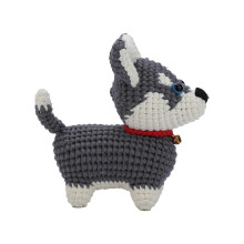 DIY Handmade Dolls Crochet Kits for Beginners Dog Sewing Material Package Hand Knitting for Kids Adults Crochet Lovers