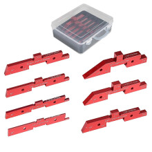 7Pcs Router Setup Blocks Woodworking Aluminum Precisions Router Table Set Up Bar for Woodworking Routers Setup Bar