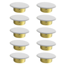 (Convex point) 10Pcs Heavy Duty Fire Sprinkler Cover Plate Replacement Fire Sprinkler Nozzle Escutcheon Cover Easy to Install  Convex point