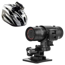 Hangang Mini-Sportkamera 1080P Full HD Action Wasserdicht Sporthelm Fahrradhelm Videokamera DVR AVI