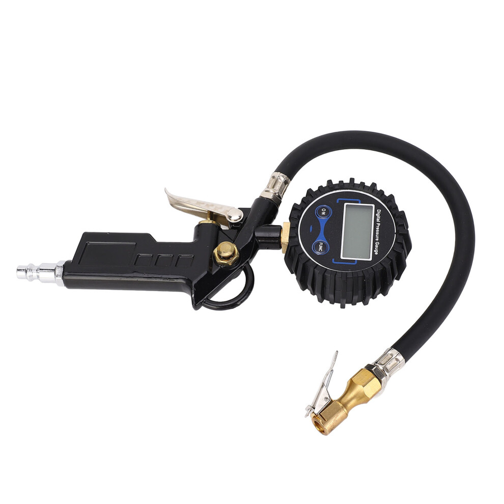 Digital Tire Pressure Gauge 0-250 Psi, 0.1 Psi Resolution Black 8421387536890