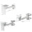 (Hoop bracket 20cm) CCTV Camera Bracket Wall Mount Bracket for CCTV Camera Outdoor External Wall Corner Bracket Multiple Angle Adjustable 3