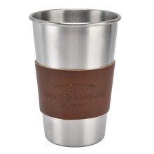Ensemble de tasses en acier inoxydable, résistantes à la rouille et à la corrosion, avec couvercle en verre. Légères et compatibles avec