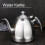 Κομψός βραστήρας από ανοξείδωτο ατσάλι με αποσπώμενο βραστήρα, εργονομική λαβή, 7