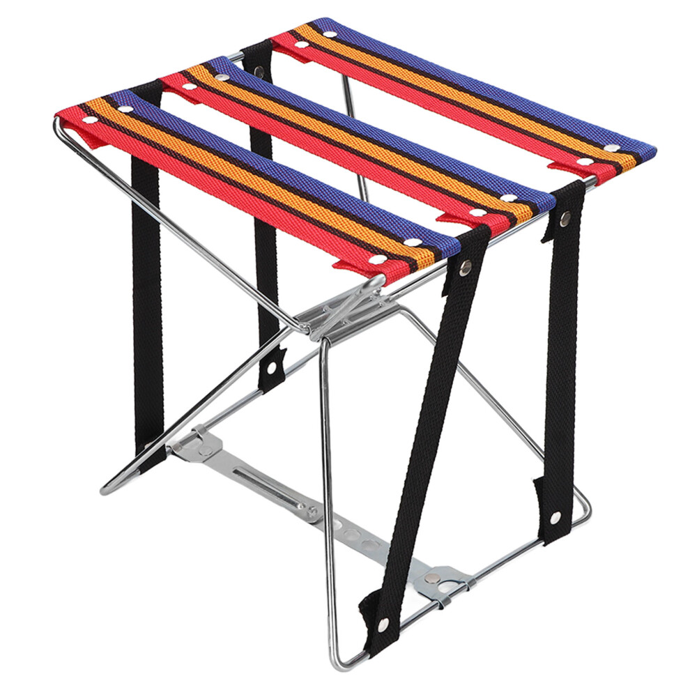 Easy To Use Folding Camp Stool, Versatile Use Compact And Lightweight Outdoor Chair With Sturdy Design Durable Material For Traveling Hiking Fishing