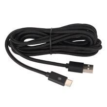 Durable USB Replacement Charging Cable For PS5Xbox Controllers Enhanced Durability High Quality Made Fast Charging Programmable LED Panel Nylon