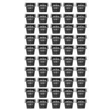 Fresh Veggies Growing Baskets with Air Circulation Mesh, Hydroponic Net Cups Slotted Design for Aquaponics, Reusable Rigid Side Cups for Easy Install