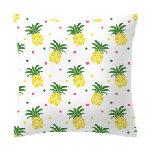 Koristeelliset tyynynpäälliset ananaskuviolla, geometrinen kuvio, heittotyynynpäällinen sohvalle, neliön muotoinen premium-polyesterikangas
