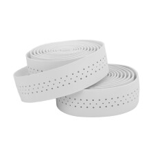 Waterproof Handlebar Tape PU Leather for Bikes Skid-Resistant Road Grip White