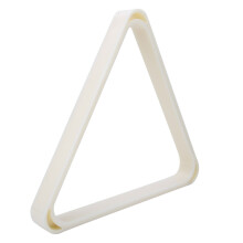 Durable Billiards Playing Tool Triangle Rack With Reinforced Corners Long-Lasting Plastic Pool Table Accessory Stylish Design Suitable For Home And