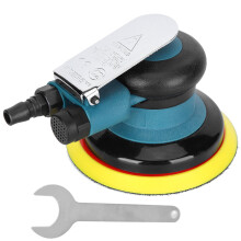 Adjustable Speed Pneumatic Orbital Sander Dual Rotation Polishing Tool with Low Vibration Design, Suitable for Wood Products and Auto Body Work