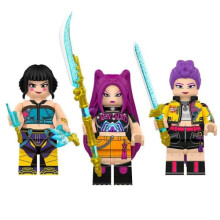 3pcs Witch Hunting Squad Mirazo Irumi Minifigures Kids Toys Gifts Fits Lego