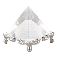 Pink Crystal Pyramid Good Fortune Gift
