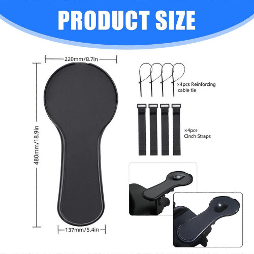(Special for chairs) Ergonomic Mouse Table Armrest For Computer Chair Anti Drop Mouse Baffle Wrist Support Pad 2